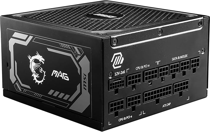 MSI MAG A1250GL Gen5 1250 W Power Supply