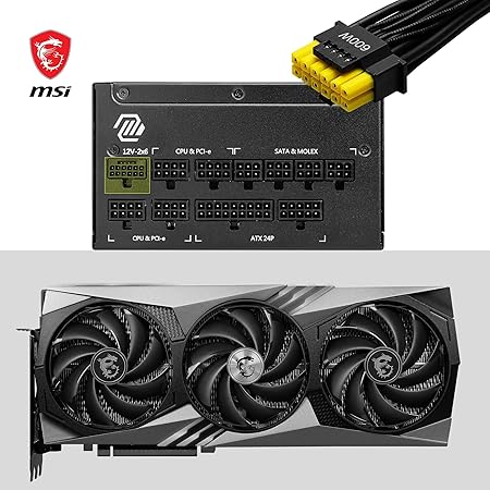 MSI MAG A1250GL Gen5 1250 W Power Supply