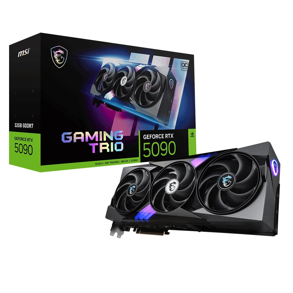 MSI RTX 5090 32G Gaming Trio OC G5090-32GTC 512 Bit GDDR7 32 GB Ekran Kartı