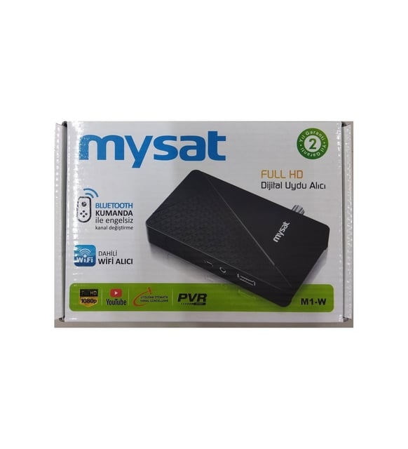 MYSAT WİFİLİ BLUETOOTH KUMANDALI ÇANAKLI ÇANAKSIZ UYDU CİHAZI