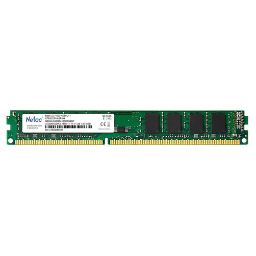 NETAC BASİC NTBSD3P16SP-04 4GB 1600MHZ CL11 DDR3 NOTEBOOK RAM