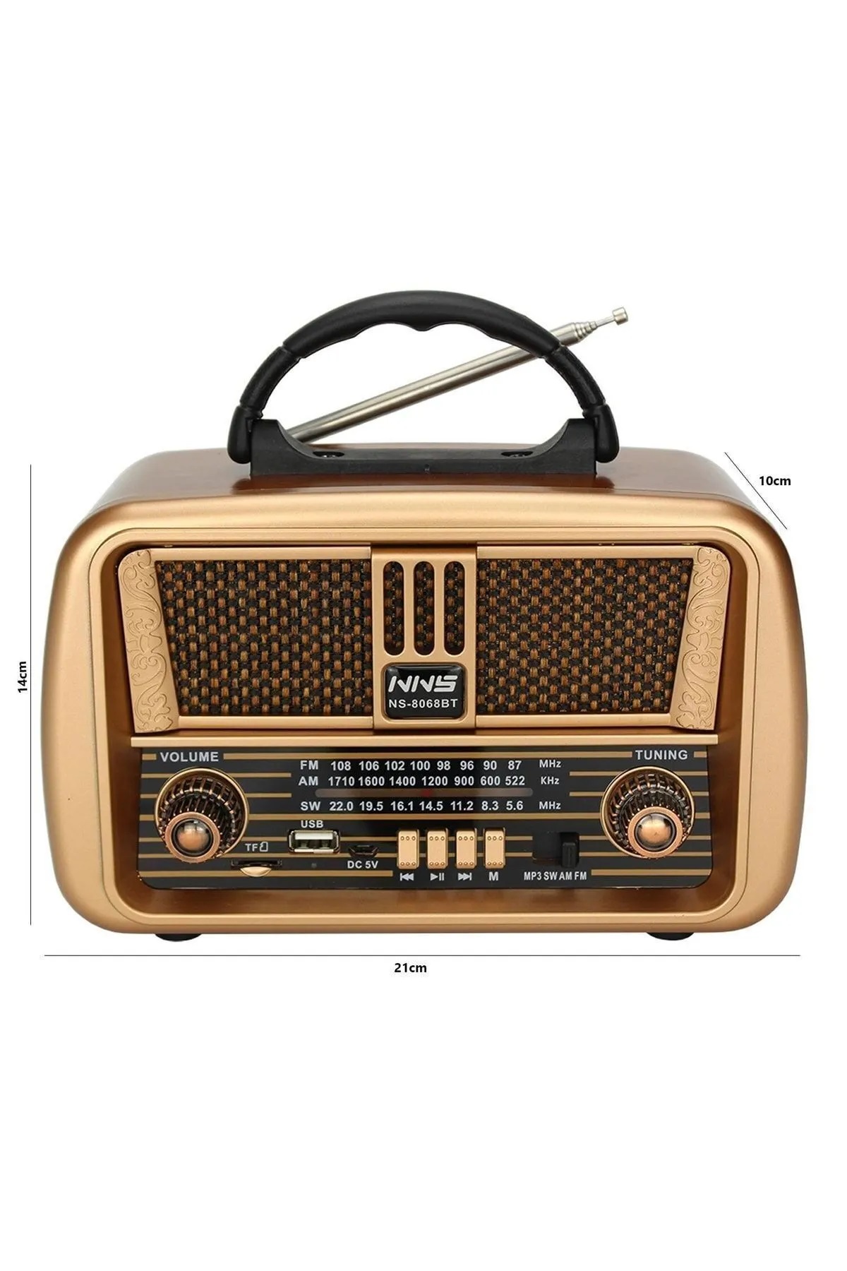NNS NS-8068BT NOSTALJİK RADYO