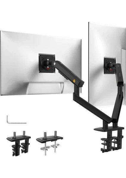 North Bayou A5C 17-32 inç İki Kollu Amortisörlü Monitör Standı