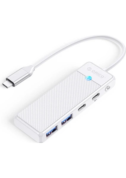 ORİCO 4 PORTLU TYPE-C TO USB 3.0 YÜKSEK HIZLI 5GBPS HUB ÇOKLAYICI BEYAZ