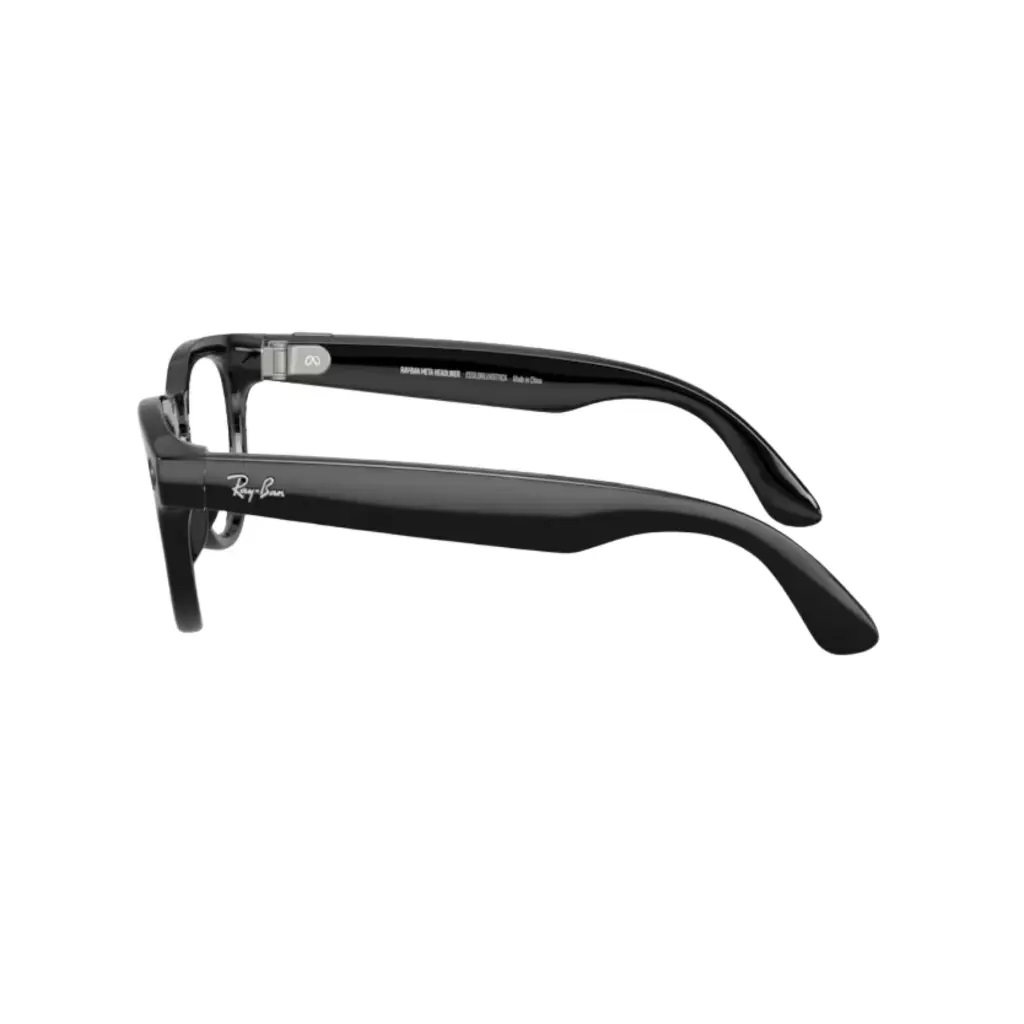 RAY-BAN META HEADLİNER  GEN2 PARLAK SİYAH ŞEFFAF TRANSITIONS YEŞİL CAM SİZE 50 