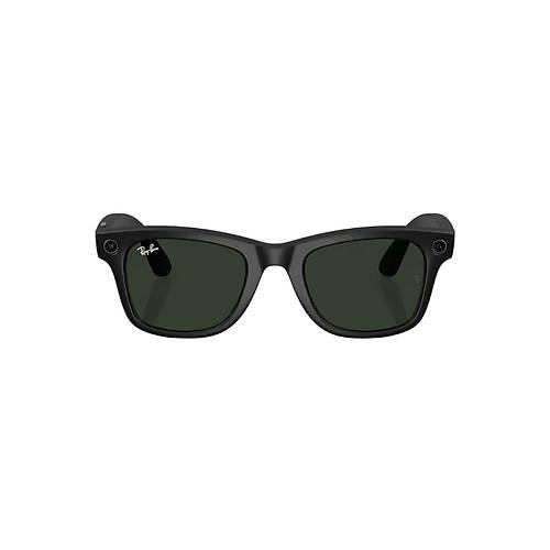 Ray-Ban Meta Wayfarer Akıllı Gözlük Mat Siyah Şeffaf Grafit Yeşil Transitions Cam Rengi RW4008