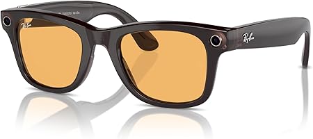 Ray-Ban Meta Wayfarer Akıllı Gözlük Parlak Siyah Sarı