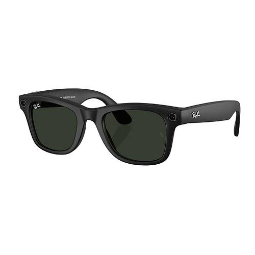Ray-Ban Meta Wayfarer Akıllı Gözlük RW4006 50 Beden 601S1M50 Mat Siyah Şeffaf Grafit Yeşil Transitions Cam Rengi