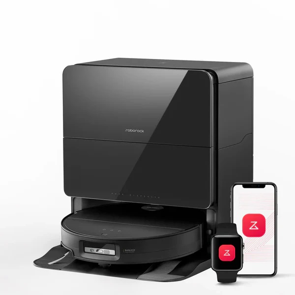 Roborock Saros 10 Akıllı Robot Süpürge Siyah