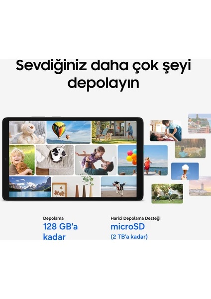 Samsung Galaxy Tab A11 SM-X130 Gümüş 128 GB 8.7" Tablet