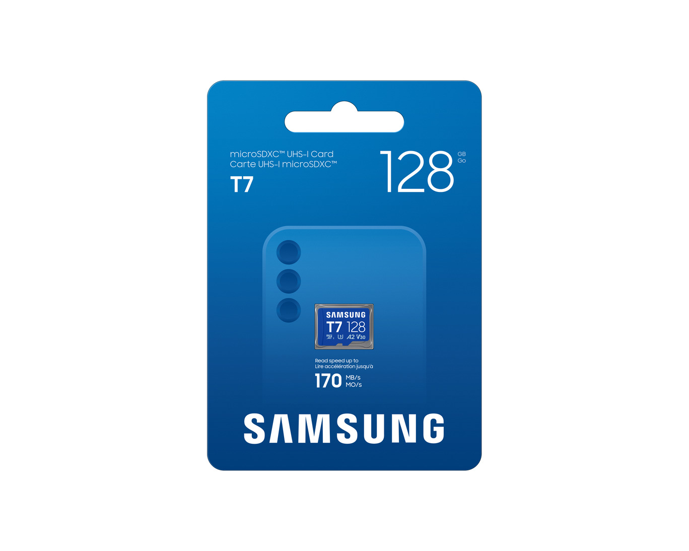 Samsung T7 MB-MB128T/WW Class 10 UHS-I U3 V30 128 GB Micro SD Kart