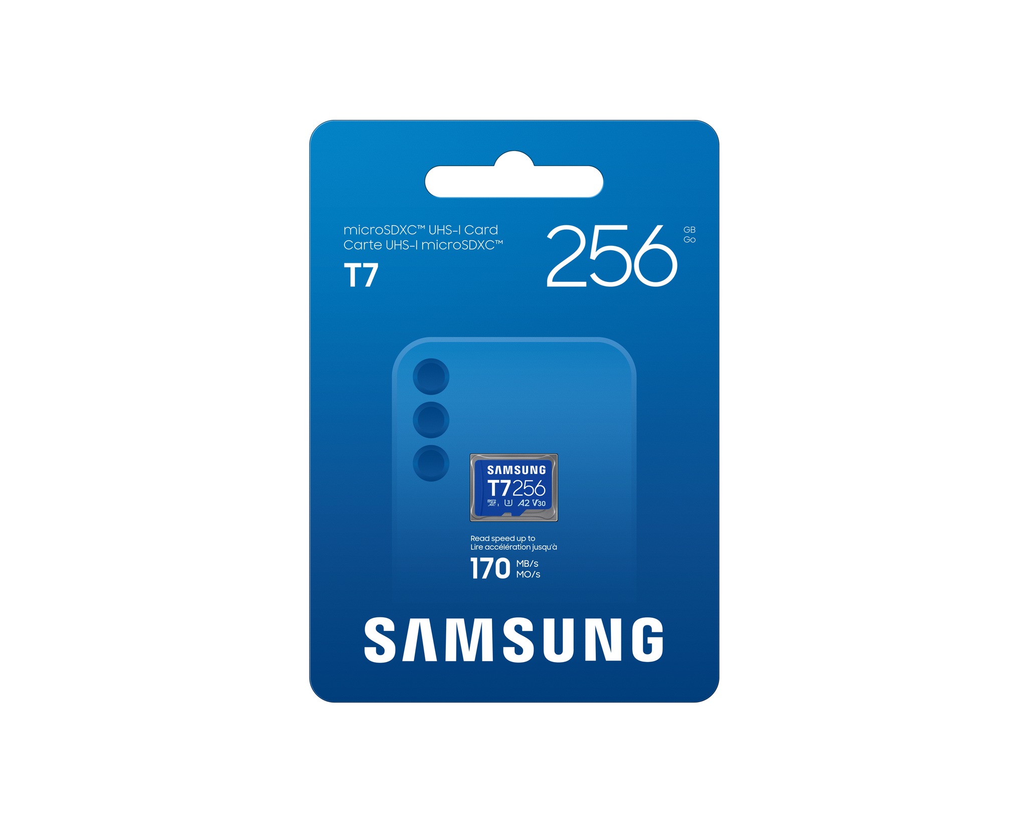 Samsung T7 MB-MB256T/WW Class 10 UHS-I U3 V30 256 GB Micro SD Kart