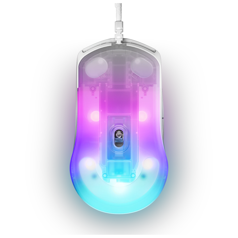 SteelSeries Rival 3 Gen 2 Beyaz RGB Optik Kablosuz Oyuncu Mouse
