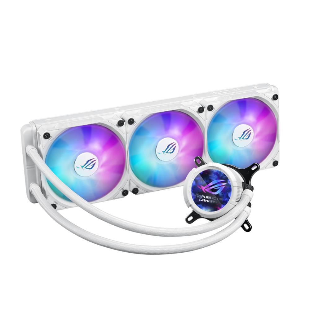 Teşhir Asus ROG STRIX LC III 360 ARGB LCD White Edition İşlemci Sıvı Soğutucu