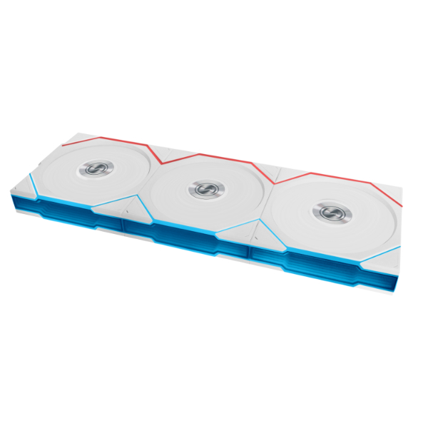 Teşhir Kutusuz 3 adet Lian Li UNI FAN TL Wireless 3x140mm Beyaz Kasa Fanı