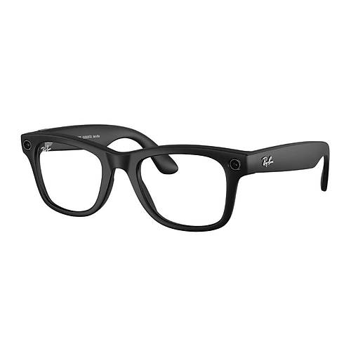 TEŞHİR RAY-BAN META WAYFARER AKILLI GÖZLÜK MAT SİYAH ŞEFFAF GRAFİT YEŞİL TRANSİTİONS CAM RENGİ RW4006