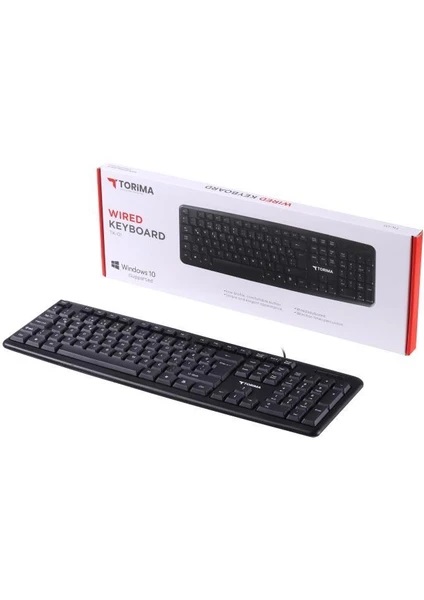 Torima TK-01 Kablolu Standart Q Klavye Siyah
