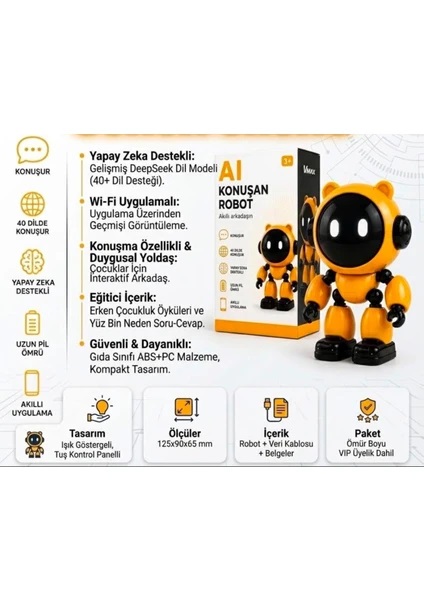 Vmax Yapay Zeka Robotu