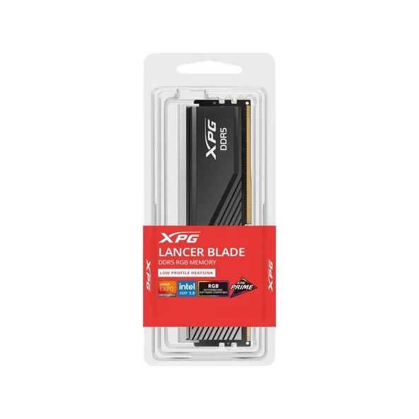 XPG Lancer Blade Black RGB 16 GB 6000 MHz CL48 AX5U6000C4816G-SLABRBK DDR5 Ram
