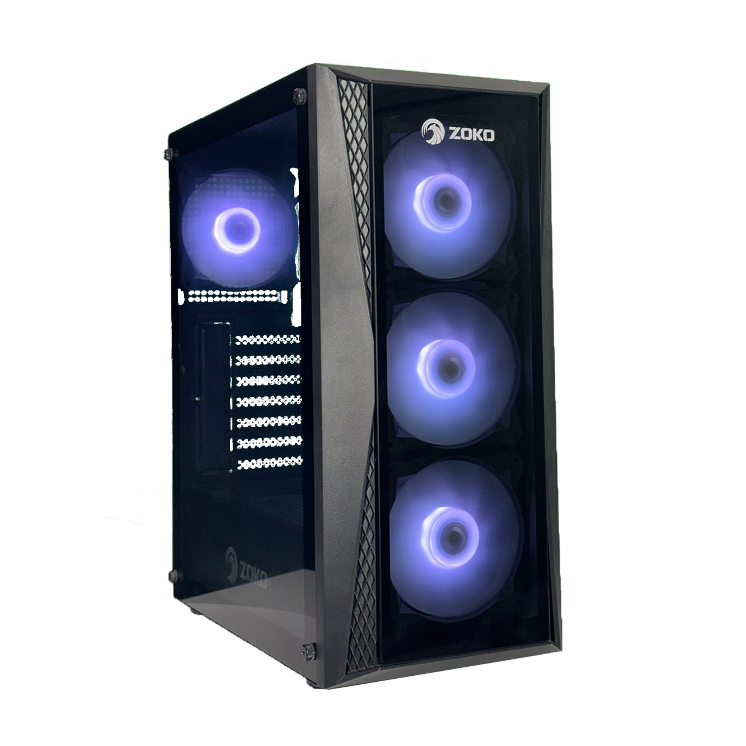 Zoko Melody-X 4X12 CM ARGB Fanlı Temper Camlı ATX Gaming Bilgisayar Kasası