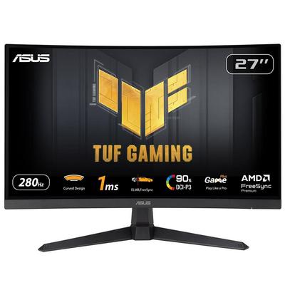2.EL Asus TUF Gaming VG27VQM1B 27" 1 ms Full HD Curved 280 Hz Oyuncu Monitörü (18 ay garanti)