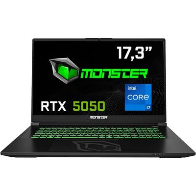 2.EL MONSTER Abra A7 V16.2.2 Intel Core i7 13700HX 32 GB RAM 1 TB SSD 8 GB RTX 5050 FreeDOS 17,3" FHD 144 Hz
