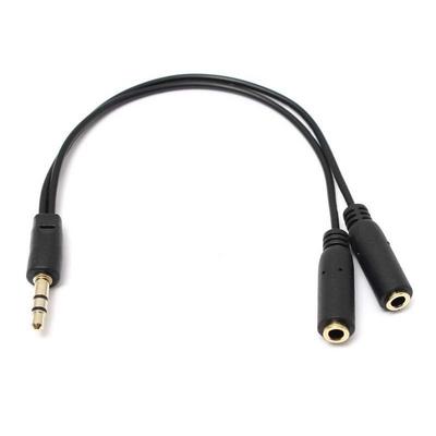AUX Stereo Kulaklık Çoklayıcı 1 Giriş 2 Çıkış