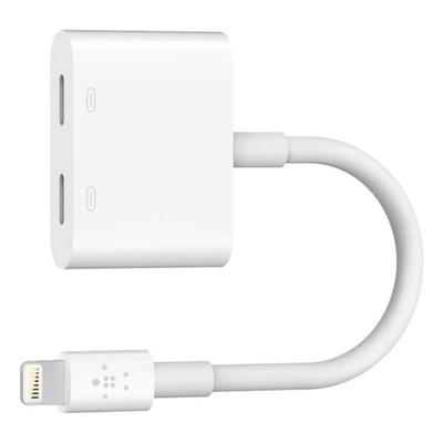 BELKIN LİGHTNİNG ŞARJ + SES GİRİŞİ ÇOĞALTICI F8J198BTWHT