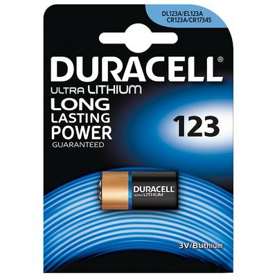DURACELL 123A CR123A/CR17345 LİTYUM 3 VOLT PİL TEKLİ PAKET