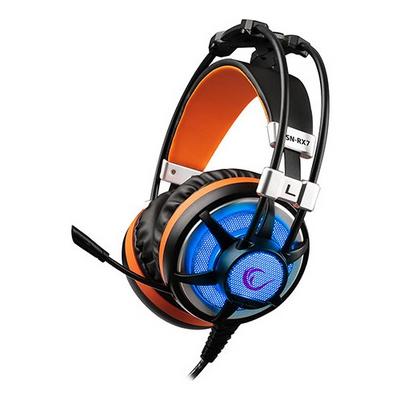 SNOPY RAMPAGE SN-RX7 EAGLE LEDLİ OYUNCU TURUNCU MİKROFONLU KULAKLIK