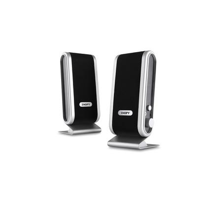 SNOPY SN-820 2.0 SİYAH/GÜMÜŞ LCD İNCE TASARIM USB SPEAKER