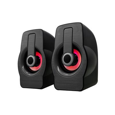 SNOPY SN-X23 2.0 MULTİMEDİA RGB IŞIKLI 3W*2 SİYAH/KIRMIZI USB SPEAKER