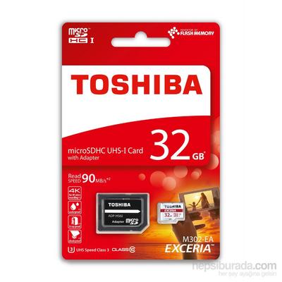 TOSHİBA 32GB 90MB/SN MİCROSDHC™ UHS-1 U3 EXCERIA THN