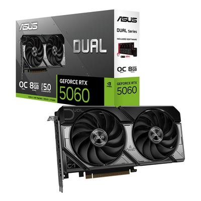 Asus RTX 5060 Dual OC Edition DUAL-RTX5060-O8G 128 Bit GDDR7 8 GB Ekran Kartı