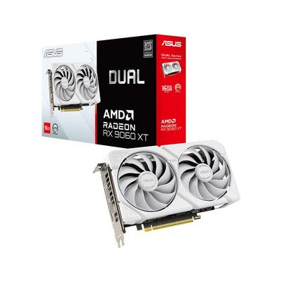 Asus RX 9060 XT Dual DUAL-RX9060XT-16G-WHITE 128 Bit GDDR6 16 GB Ekran Kartı