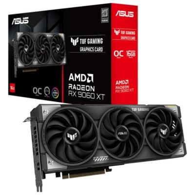 ASUS RX 9060 XT TUF GAMİNG OC EDİTİON TUF-RX9060XT-O16G-GAMING 128 BİT GDDR6 16 GB EKRAN KARTI