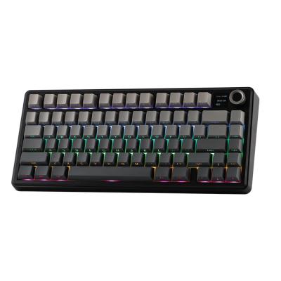 AULA F75 MAX MEKANİK RGB TKL REAPER SWİTCH KABLOSUZ MAKROLU HOT SWAP KLAVYE GRİ