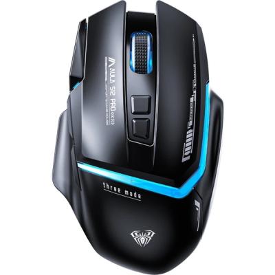 AULA S12 PRO 12800 DPI 8 TUŞLU MAKROLU KABLOLU OPTİK GAMİNG OYUNCU MOUSE SİYAH