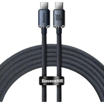 Baseus Crystal Shine 2 m Siyah USB to Type-C Hızlı Şarj Kablosu
