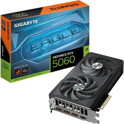 Gigabyte RTX 5060 Eagle OC 8G GV-N5060EAGLE OC-8GD 128 Bit GDDR7 8 GB Ekran Kartı
