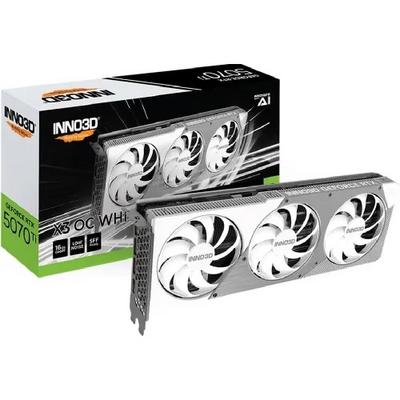 Inno3D RTX 5070 TI X3 OC White N507T3-16D7X-176068W 256 Bit GDDR7 16 GB Ekran Kartı