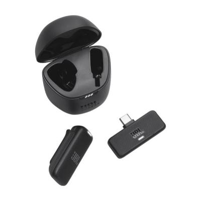 JBL QUANTUM STREAM WİRELESS USB-C YAKA MİKROFONU SİYAH