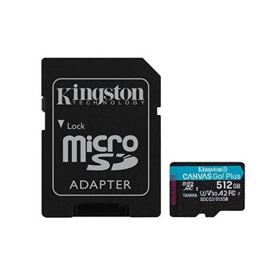 Kingston Canvas Select Plus SDCS3/512GB Class 10 UHS-I U3 A1 V30 512 GB Micro SD Kart