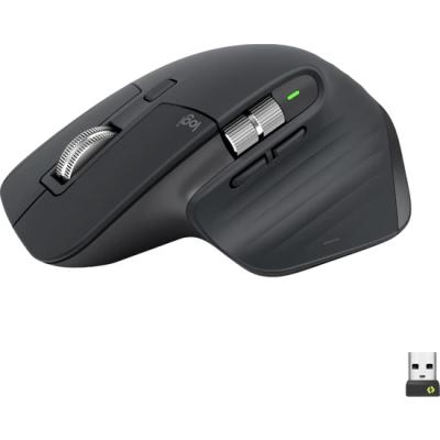 LOGİTECH MX MASTER 3S PERFORMANS 8.000 DPI OPTİK SENSÖRLÜ SESSİZ KABLOSUZ MOUSE - SİYAH