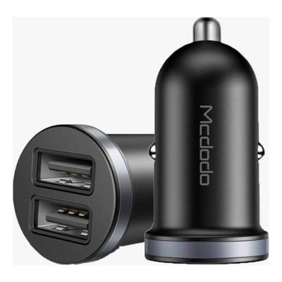 MCDODO 2 USB ARAÇ ÇAKMAK ŞARJ 12W 5V 2.4A-SIYAH CC-6601