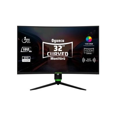 MONSTER ARYOND A32 V2 32'' 180HZ QHD CURVED HOPARLÖRLÜ OYUNCU MONİTÖRÜ