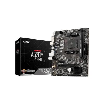 MSI A520M PRO AMD AM4 DDR4 MİCRO ATX ANAKART
