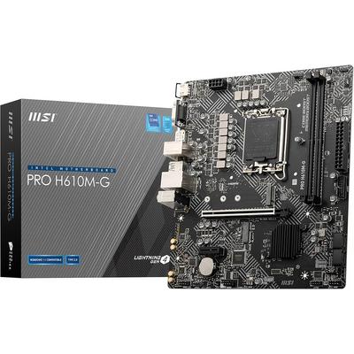 MSI Pro H610M-G Intel LGA1700 DDR5 Micro ATX Anakart