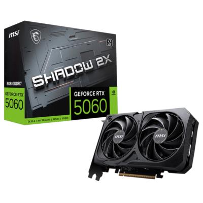 MSI RTX 5060 8G Shadow 2X OC G5060-8S2C 128 Bit GDDR7 8 GB Ekran Kartı