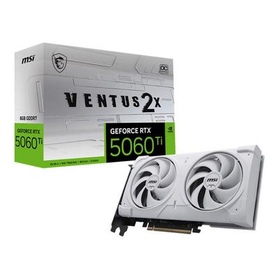 MSI RTX 5060 TI 8G Ventus 2X OC White Plus G506T8V2CWP 128 Bit GDDR7 8 GB Ekran Kartı